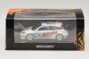 Ford Focus RS WRC #46 V. Rossi / C. Cassina RAC Rally 2007 Minichamps 1:43 400078446 Metall – Bild 5 von 5