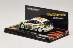 Ford Focus RS WRC #46 V. Rossi / C. Cassina RAC Rally 2008 Minichamps 1:43 400088146 Metall – Bild 3 von 5