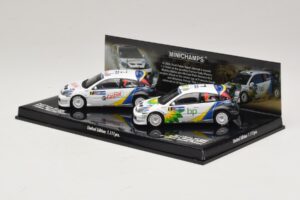 Ford Focus RS WRC Rally Mexico 2004 Set Minichamps 1:43 402048376 Metall – Bild 3 von 5