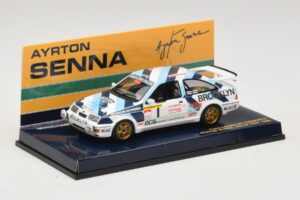 Ford Sierra RS Cosworth #1 A. Senna Rally Test 1986 Minichamps 1:43 540864399 Metall – Bild 2 von 4