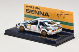Ford Sierra RS Cosworth #1 A. Senna Rally Test 1986 Minichamps 1:43 540864399 Metall – Bild 3 von 4