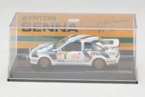 Ford Sierra RS Cosworth #1 A. Senna Rally Test 1986 Minichamps 1:43 540864399 Metall – Bild 4 von 4