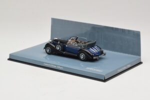 Horch 853 A Sport Cabriolet Schwarz Blau Minichamps 1:43 436012036 Metall – Bild 3 von 5