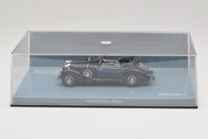 Horch 853 A Sport Cabriolet Schwarz Blau Minichamps 1:43 436012036 Metall – Bild 5 von 5