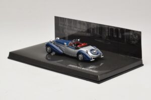 Horch 855 Special Roadster Silber Blau Minichamps 1:43 436014202 Metall – Bild 3 von 5
