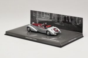Horch 855 Spezial Roadster Silber Rot Minichamps 1:43 436014206 Metall – Bild 3 von 5