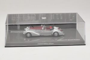 Horch 855 Spezial Roadster Silber Rot Minichamps 1:43 436014206 Metall – Bild 5 von 5