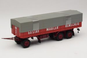 Kassbohrer Pritschenanhänger Mauler Remscheid Minichamps 1:43 Kassbohrer Pritschenanhänger Mauler Remscheid Minichamps 1:43 439161099 Metall