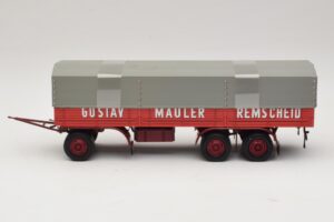 Kassbohrer Pritschenanhänger Mauler Remscheid Minichamps 1:43 439161099 Metall – Bild 3 von 6