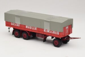 Kassbohrer Pritschenanhänger Mauler Remscheid Minichamps 1:43 439161099 Metall – Bild 4 von 6