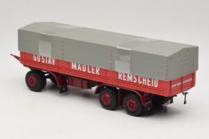 Kassbohrer Pritschenanhänger Mauler Remscheid Minichamps 1:43 439161099 Metall – Bild 5 von 6