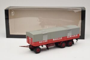 Kassbohrer Pritschenanhänger Mauler Remscheid Minichamps 1:43 439161099 Metall – Bild 6 von 6