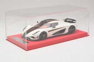Koenigsegg Regera Weiß mit Schwarzem Carbon FrontiArt 1:18 REMC043 Resin – Bild 6 von 7