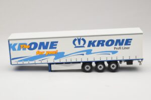 Krone Profiliner Gelenk-Planenauflieger Minichamps 1:43 439911120 Metall – Bild 3 von 6