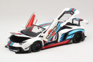 Lamborghini Aventador LB Works Martini Livery AUTOart 1:18 79185 Komposit – Bild 2 von 8