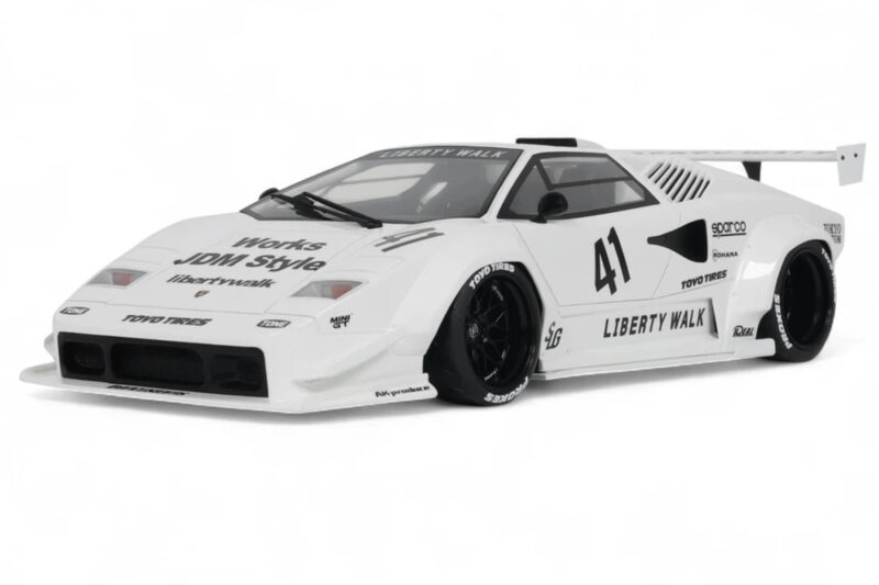 Lamborghini Countach LB-Works Weiss GT Spirit 1:18 Lamborghini Countach LB-Works Weiss GT Spirit 1:18 Z356-WH Resin