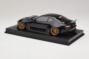 Maserati GranTurismo Liberty Walk Schwarz mit Goldenen Felgen AB Models 1:18 MAS-LB08-C Resin – Bild 5 von 7