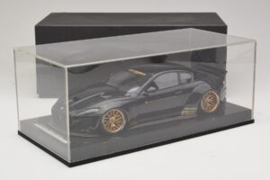 Maserati GranTurismo Liberty Walk Schwarz mit Goldenen Felgen AB Models 1:18 MAS-LB08-C Resin – Bild 7 von 7