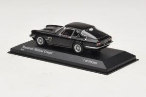 Maserati Mistral Schwarz Minichamps 1:43 437123421 Metall – Bild 3 von 4