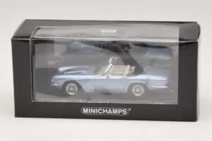 Maserati Mistral Spyder Light Blue Metallic Minichamps 1:43 437123432 Metall – Bild 4 von 4