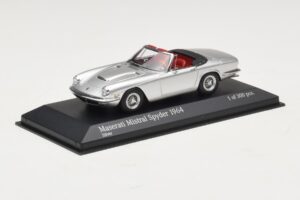 Maserati Mistral Spyder Silber Minichamps 1:43 437123431 Metall – Bild 2 von 4
