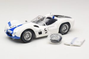Maserati Tipo 61 #5 S. Moss / D. Gurney Camoradi ADAC 1000km Nurburgring Winner 1960 Minichamps 1:18 100601205 Metall