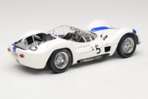 Maserati Tipo 61 #5 S. Moss / D. Gurney Camoradi ADAC 1000km Nurburgring Winner 1960 Minichamps 1:18 100601205 Metall – Bild 3 von 8