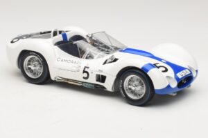 Maserati Tipo 61 #5 S. Moss / D. Gurney Camoradi ADAC 1000km Nurburgring Winner 1960 Minichamps 1:18 100601205 Metall – Bild 6 von 8