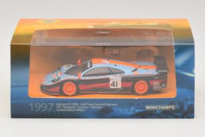 McLaren F1 GTR Gulf Team Davidoff #41 P-H. Raphanel / J-M. Gounon FIA GT Championship 1997 Minichamps 1:43 533174341 Metall – Bild 4 von 4