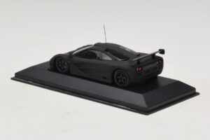 McLaren F1 GTR Prototype Mattschwarz Mit Schwarzen Felgen Minichamps 1:43 MCLAREN009 Metall – Bild 2 von 4