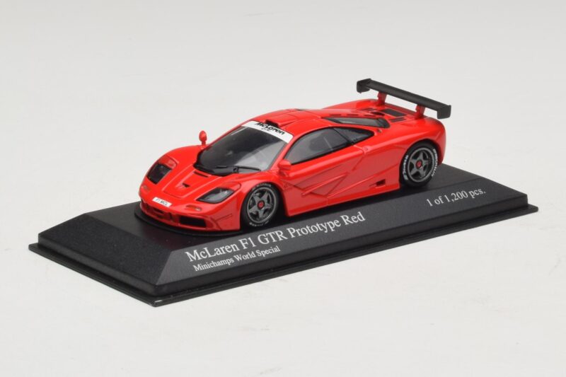 McLaren F1 GTR Prototype World Special Rot Minichamps 1:43 MCLAREN007 Metall