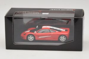 McLaren F1 Rot Mit Weissen Streifen Minichamps 1:43 MCLAREN005 Metall – Bild 4 von 4