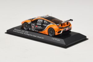 McLaren MP4-12C GT3 #15 Boutsen Racing Bovy / Broggi 24 Hours of Spa 2012 Minichamps 1:43 437121315 Metall – Bild 3 von 4