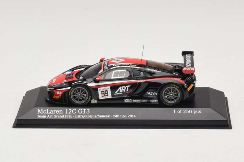 McLaren MP4-12C GT3 Art Grand Prix #99 K. Estre / M. Korjus 24 Hours of Spa 2014 Minichamps 1:43 McLaren MP4-12C GT3 Art Grand Prix #99 K. Estre / M. Korjus 24 Hours of Spa 2014 Minichamps 1:43 437141399 Metall