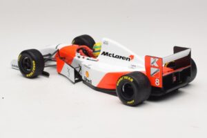 McLaren MP4/8 Ford #8 A. Senna Winner European GP 1993 Minichamps 1:18 540931818 Metall – Bild 5 von 7