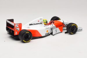 McLaren MP4/8 Ford #8 A. Senna Winner European GP 1993 Minichamps 1:18 540931818 Metall – Bild 6 von 7
