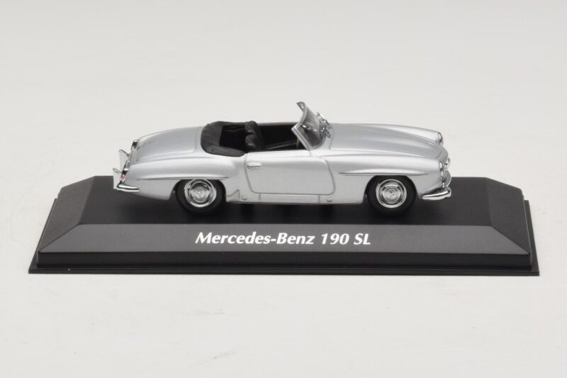 Mercedes 190 SL W121 Silber Maxichamps 1:43 940033130 Metall