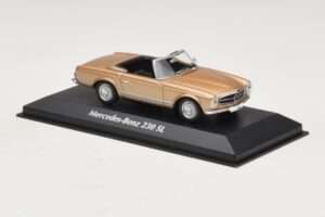 Mercedes 230 SL W113 Gold Metallic Maxichamps 1:43 940032230 Metall – Bild 3 von 4