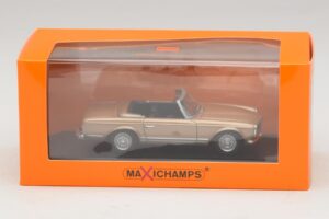Mercedes 230 SL W113 Gold Metallic Maxichamps 1:43 940032230 Metall – Bild 4 von 4