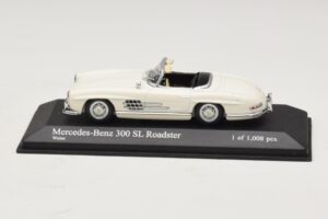 Mercedes 300 SL W198 Roadster Weiss Minichamps 1:43 400039034 Metall
