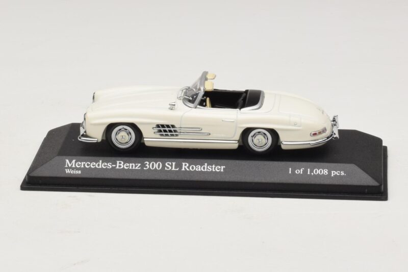 Mercedes 300 SL W198 Roadster Weiss Minichamps 1:43 400039034 Metall