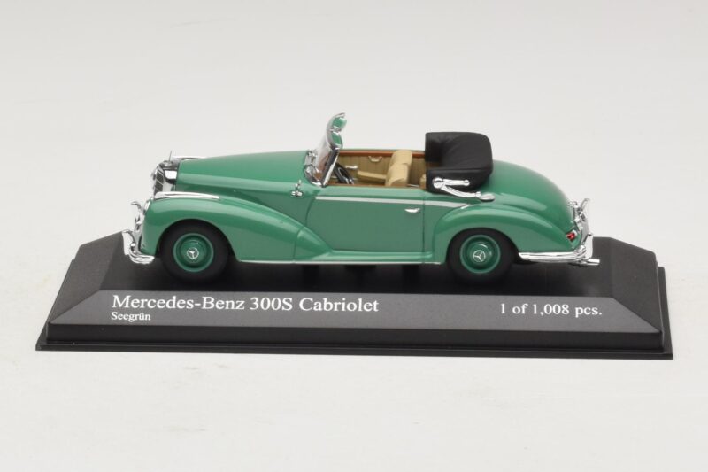 Mercedes 300S Cabriolet Grün Minichamps 1:43 Mercedes 300S Cabriolet Grün Minichamps 1:43 430032335 Metall