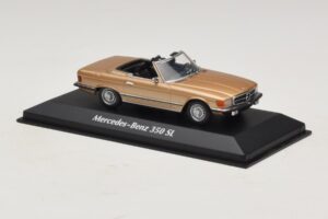 Mercedes 350 SL R107 Gold Maxichamps 1:43 940033431 Metall – Bild 3 von 4