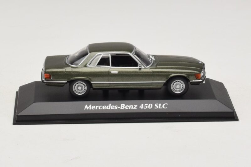 Mercedes 450 SLC C107 Dunkelgrün Metallic Maxichamps 1:43 940033420 Metall