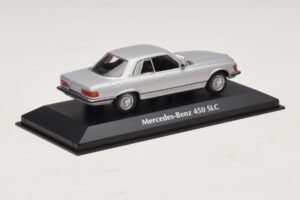 Mercedes 450 SLC C107 Silber Maxichamps 1:43 940033421 Metall – Bild 2 von 4