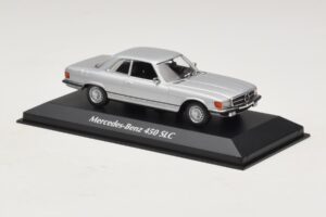 Mercedes 450 SLC C107 Silber Maxichamps 1:43 940033421 Metall – Bild 3 von 4