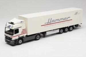 Mercedes Actros 1844LS Koffersattelzug Hammer Aachen Minichamps 1:43 499039105 Metall