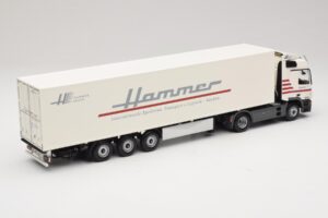 Mercedes Actros 1844LS Koffersattelzug Hammer Aachen Minichamps 1:43 499039105 Metall – Bild 2 von 6