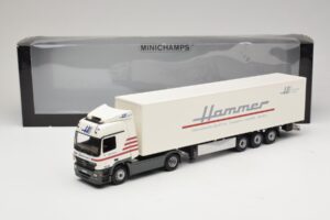 Mercedes Actros 1844LS Koffersattelzug Hammer Aachen Minichamps 1:43 499039105 Metall – Bild 6 von 6