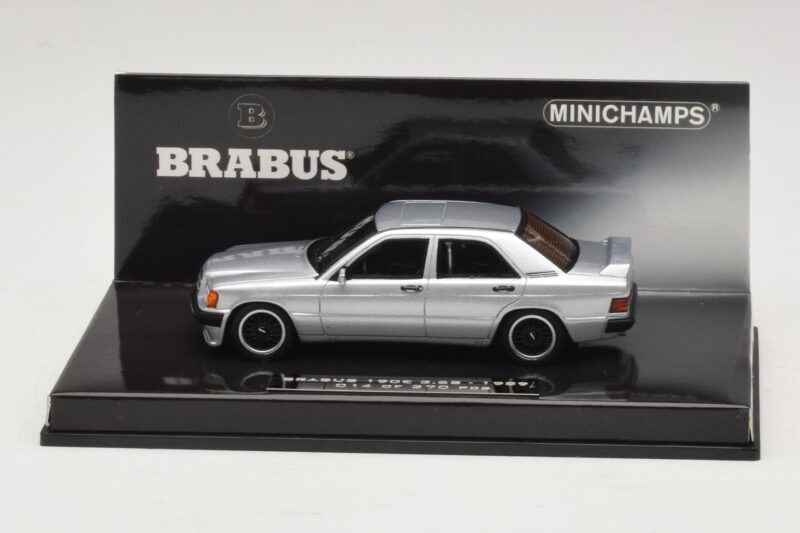 Mercedes Brabus 3.6S 190E W201 Silber Minichamps 1:43 Mercedes Brabus 3.6S 190E W201 Silber Minichamps 1:43 437032604 Metall